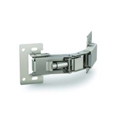 Spring loaded concealed hinges - 150° opening