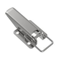 Toggle Style Draw Latch, Medium Size, Exposed Mount, Steel, Zinc Plate, Bright chromate