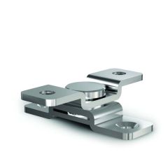 Torque hinge swivel 56 x 56mm,430 st/st