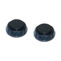 Door Retainer Set - Magnetic, Complete With Internal Stainless Steel Springs,Black Plastic Body