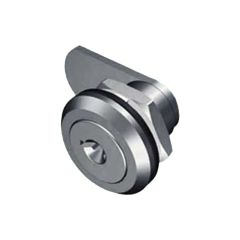 Quarter turn lock, chrome, keyed 2233, H=13.5