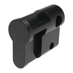 Euro profile blind plug, polyamide, black