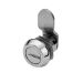 Coin-op` lock,90 degrees, chromium plated