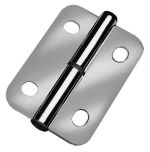 Stainless lift-off hinge, slotted, LH