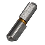 Weld-on hinge 40mm brass pin