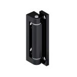 Hinge,screw-on. Zinc          
die,black