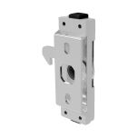 Latch with hooked cam, RH, hook straight