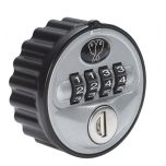 Mechanical combination lock is a 4 wheel combination lock